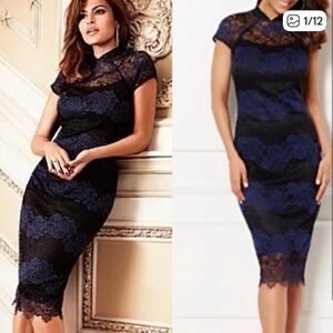 Eva Mendes Jordana Lace Dress
